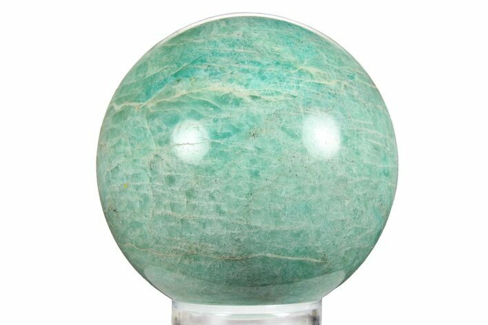 Chatoyant, Polished Amazonite Sphere - Madagascar #260924